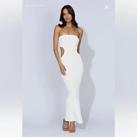 chinese dress ladies Maiah White Maxi Dress - US 14